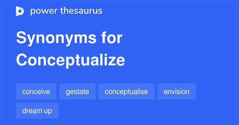 conceptualize thesaurus